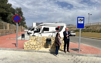 Cuevas del Almanzora inaugura un área de servicio para autocaravanas