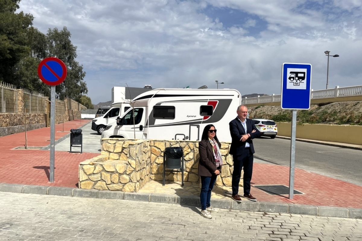 Cuevas del Almanzora inaugura un área de servicio para autocaravanas