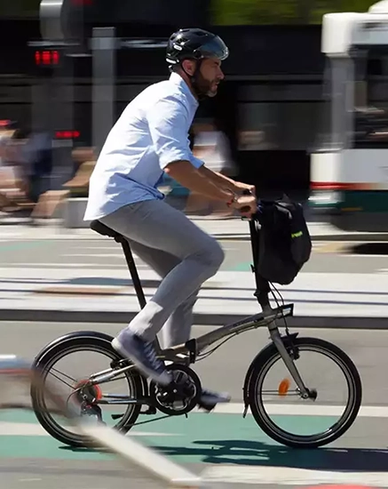 bicicleta plegable de alquiler