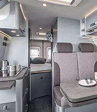 interior camper alquiler