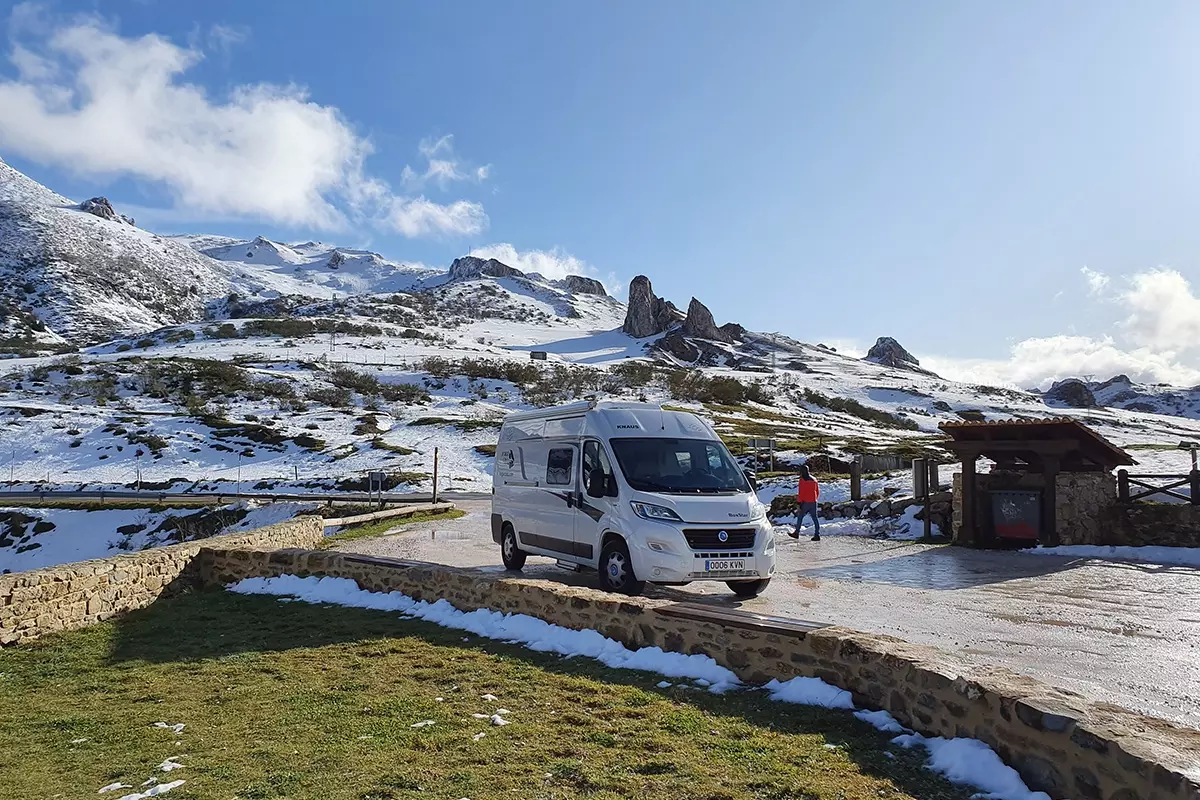 Ruta en autocaravana Camper por algunos de los pueblos más fríos y nevados de España