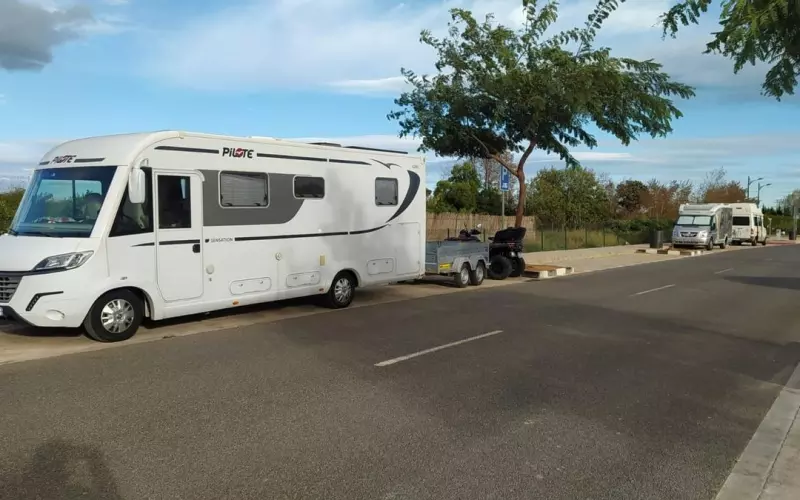 Manises estrena área de pernocta de autocaravanas: contará con siete plazas y se ubicará próxima al aeropuerto de Valencia