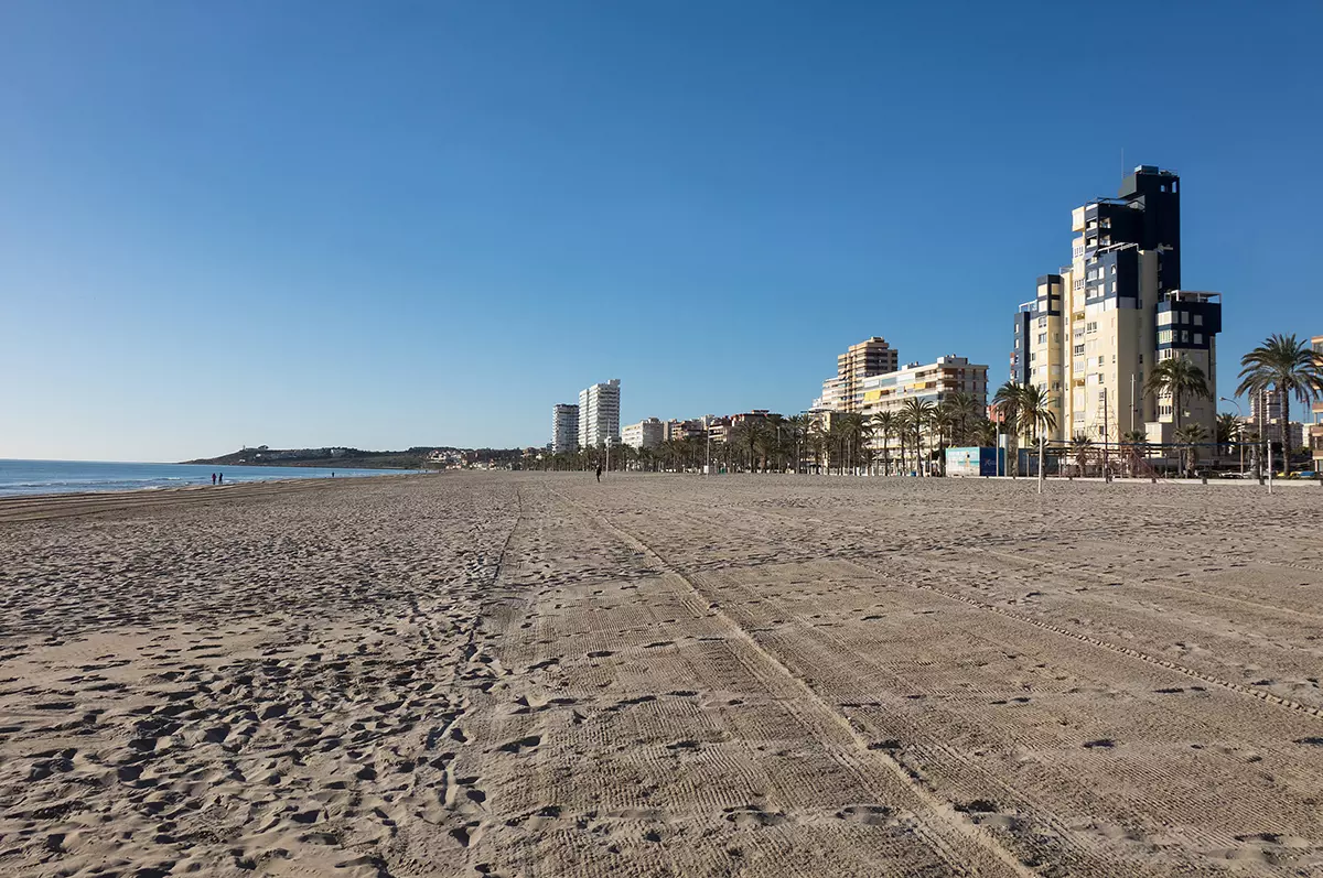 playa de San Juan en camper