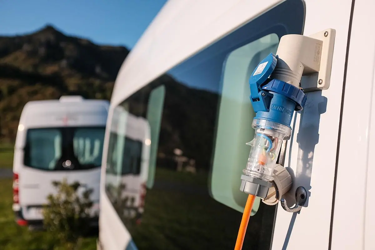 campervan electricity plug